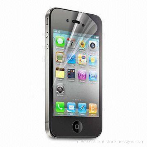 Protector for iPhone 4S with Anti-scatch, High Transparency, 3-layer PET and Imported Material